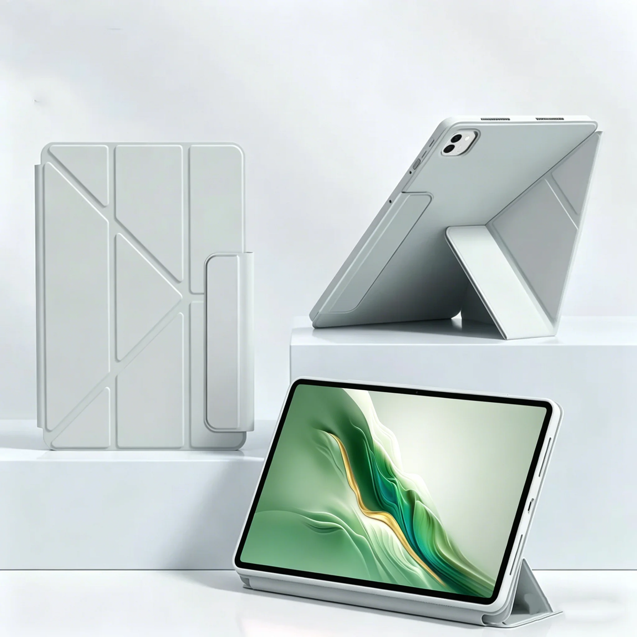 Premium Multi-Folding Protective TPU Tablet Case