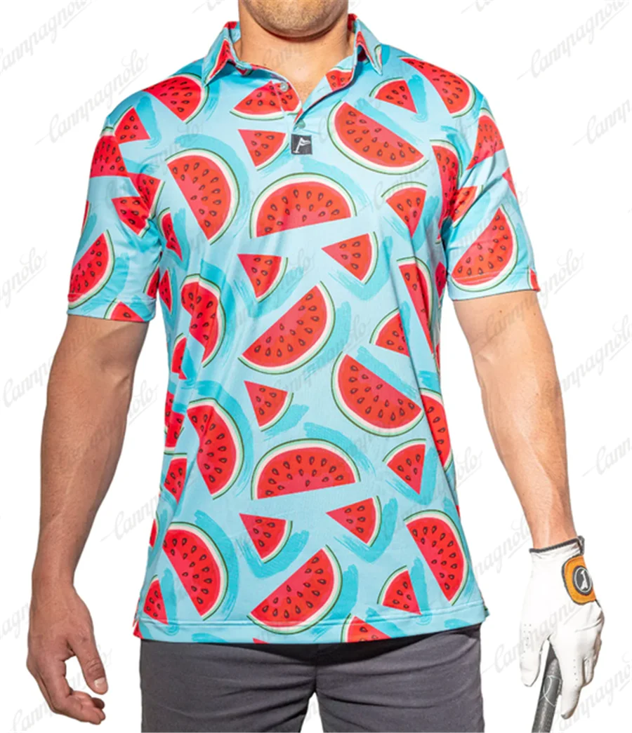 Rolo Golf Shirts Men T shirt Sportswear Summer Short Sleeve Tops Quick  Dry Breathable Jersey Polo shirts mtb polo jersey