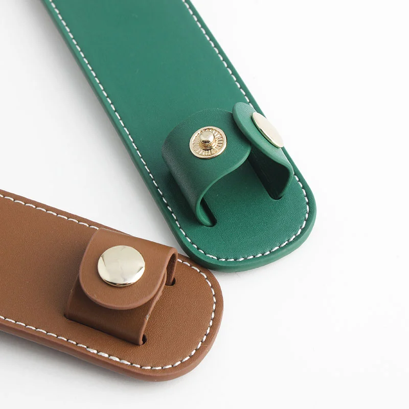 PU Bag Strap Decompression Shoulder Pads Handle Fixing Clip Bag Accessories Wide Leather Bag Strap Shoulder Rest Shoulder Handle