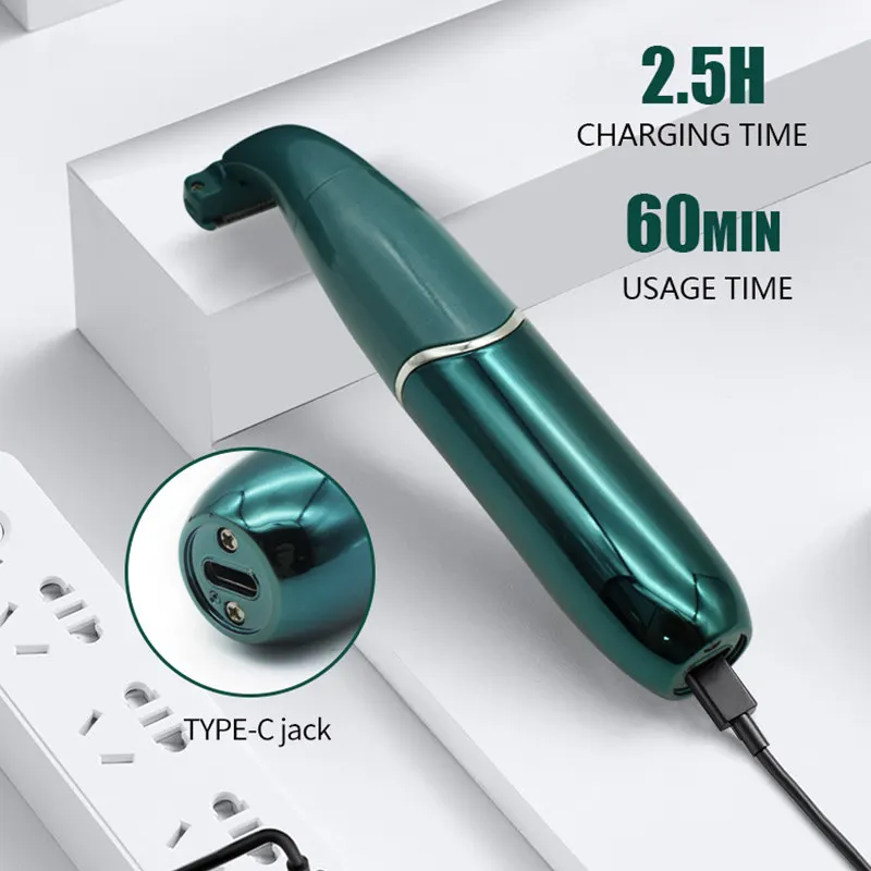 4 in 1 Intimate Areas Haircut Shaver Women Bikini Line Sensitive Razor Balls Eggs Pubic Hair Shaving Trimmer Face Beard Clipper 4