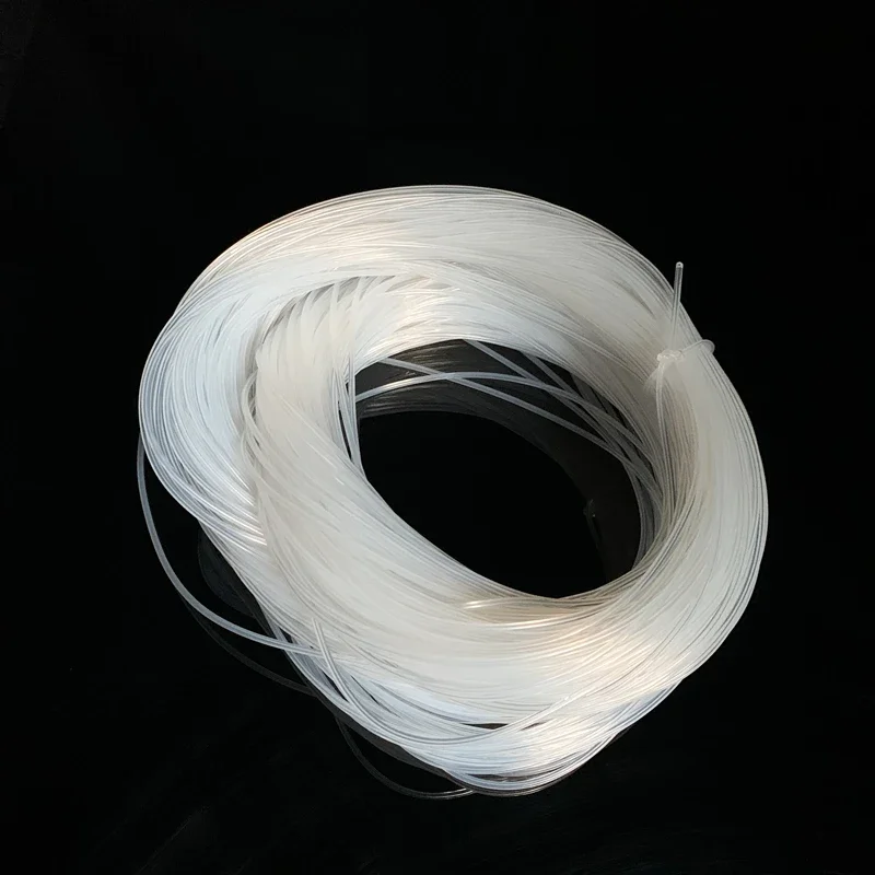 Silicone Tube 5M/10M Transparent Flexible Silicone Tubing ID 0.5 1 1.5 2 2.5 3 3.5 4 mm Food Grade Tube Pipe Temperature Resistance Nontoxic