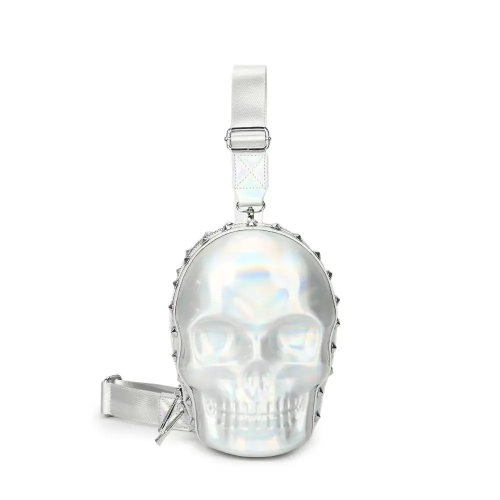 

Creative men's and women's universal new skull chest bag, personalized willow nail bag, crossbody bag