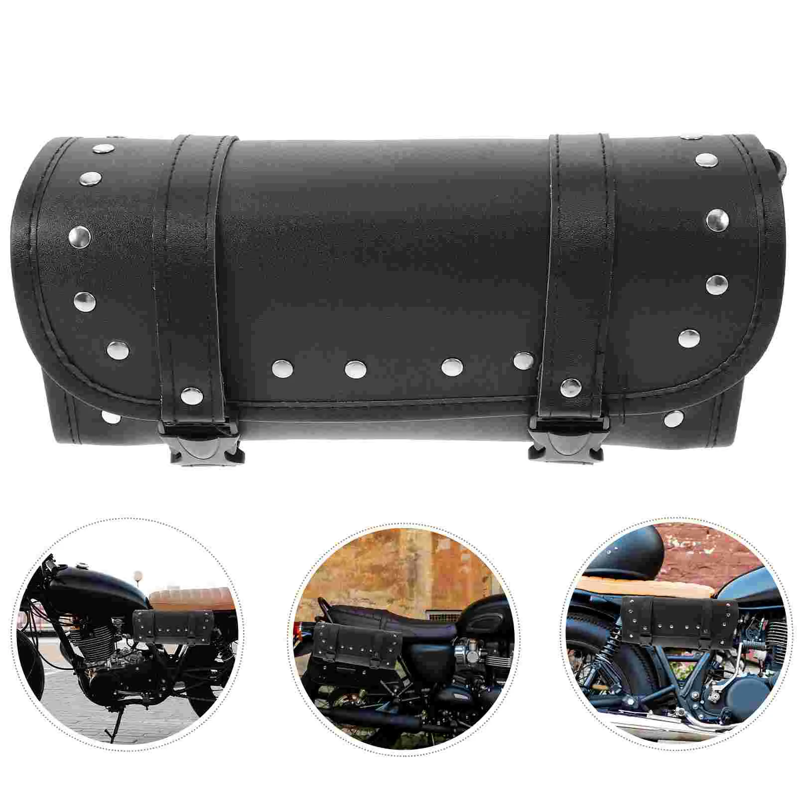 

Bag Motorcycle Fork Saddlebags Tool Organizer Handle Bar Storage