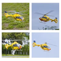FLYWING EC135 RC helicóptero nuevo ACE control de vuelo EC135 helicóptero a escala 470 tamaño rc helicópteros 4 hojas 1:16 6CH rc helicóptero - Imagen 3