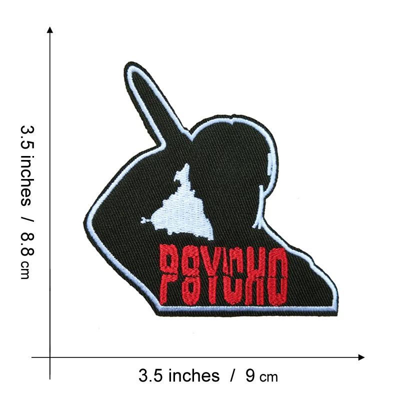 Biohazard Symbol Horror Movie Embroidery Patch - Psycho Clown Halloween Clothing Accessory