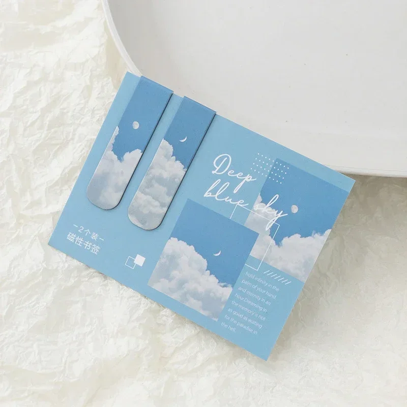 %E3%80%90HOT%E3%80%91%202Pcs/Set%20Creative%20Fantasy%20Clouds%20Magnetic%20Bookmarks%20Kawaii%20Book%20Page%20Holder%20Reading%20Items%20Korean%20Stationery%20Office%20Book%20Readers%20-%20Image%206