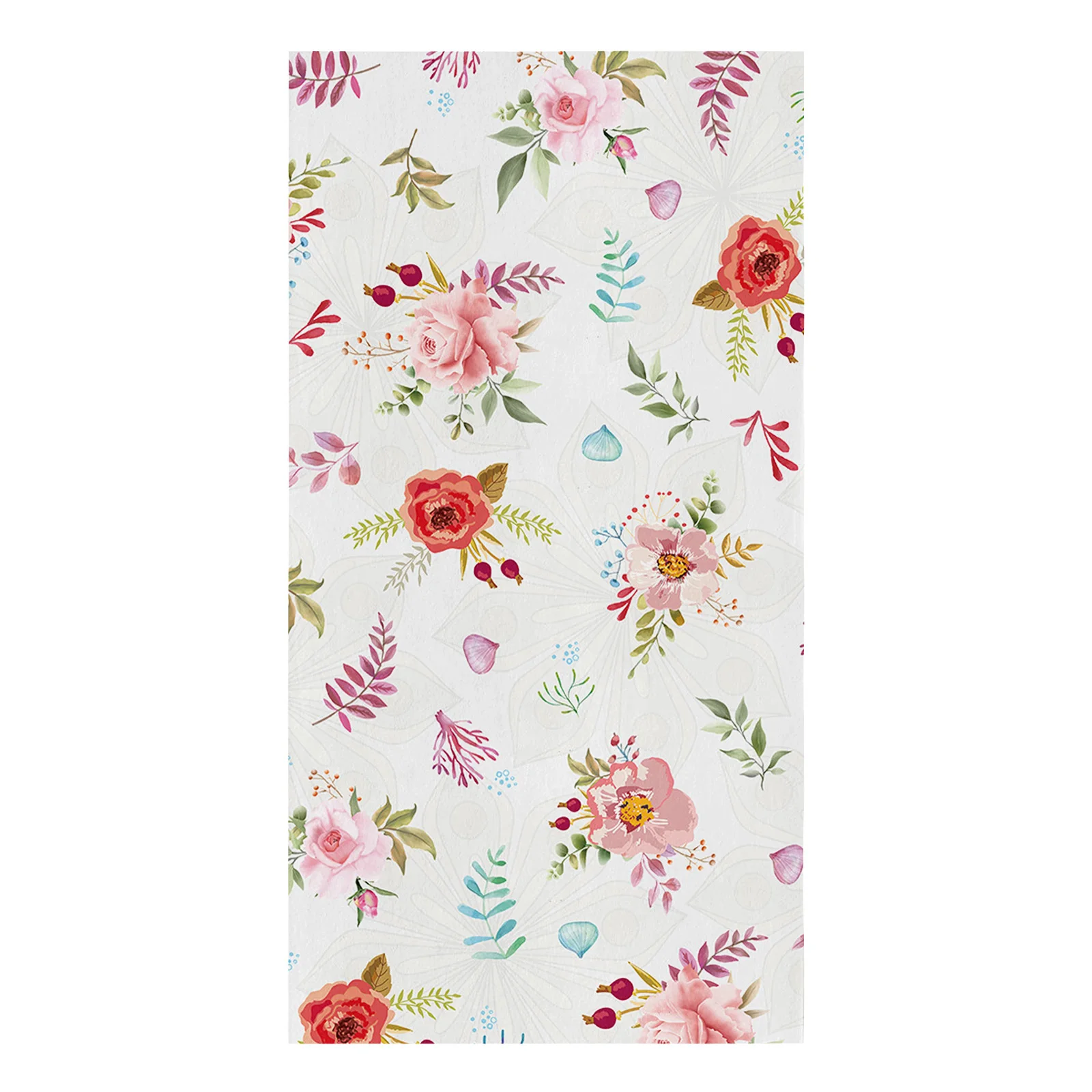 Bones Love Flowers Kitchen Towel Microfiber Dish Towel Tea Towel