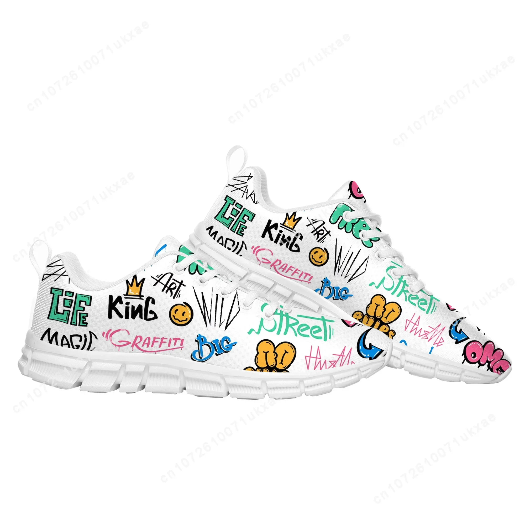 street art graffiti Sports Shoes Mens Womens Teenager Kids Children Sneakers Parent Child High Quality Sneaker Customize Shoe