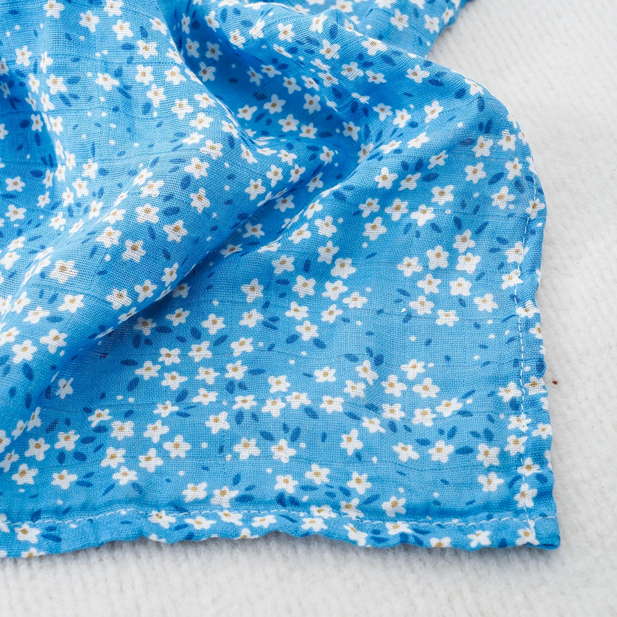 HappyFlute New 1PCS Cute Pattern 120*110CM Super Skin-friendly&Soft Muslin Cotton Fiber Swaddle Newborn Blanket Baby Infant Wrap 3
