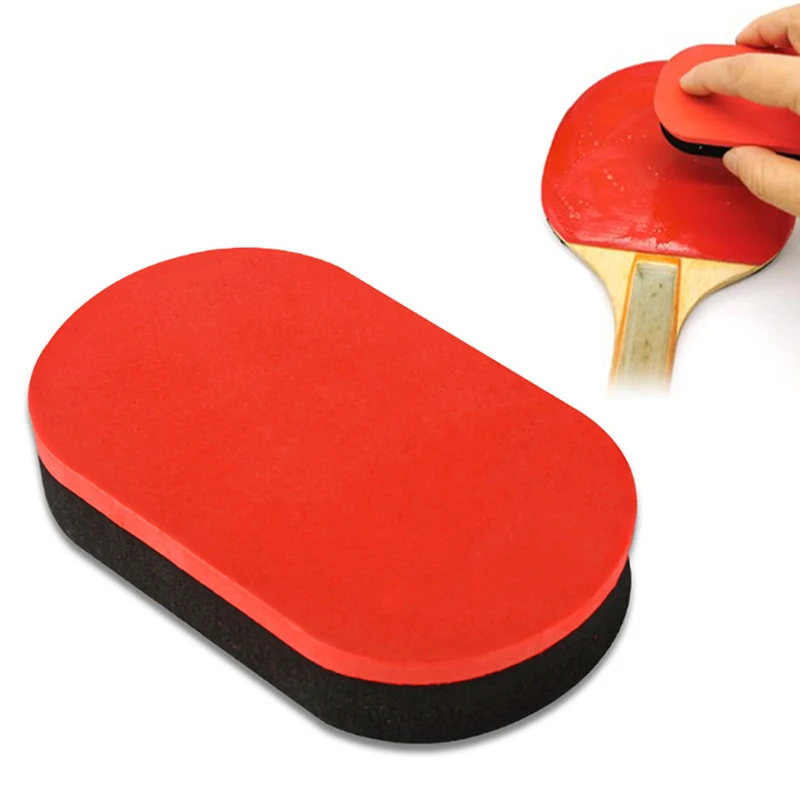 1pc Portable Table Tennis Cleaning Sponge Easy To Use ping pong Racket Rubber Cleaner Tennis Racket Care Accessories landson 2 racket 3 balls professional table tennis rackets with double face pimples in table tennis rubber ping pong racket