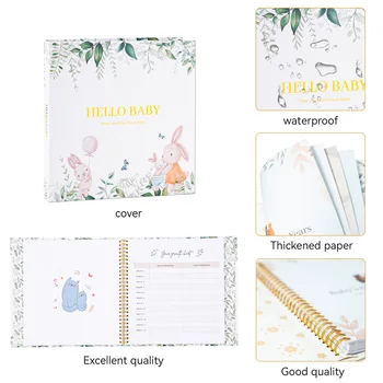 Baby Growth Photo Album Our First Year Baby Memory Book For Birth Record Moments & Memories The Baby Book Special Birth Gift 2