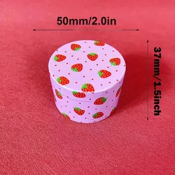 Strawberry - Themed Metal Herb and Spice Grinder - Durable Kitchen and Gift Accessory (Style - A)
