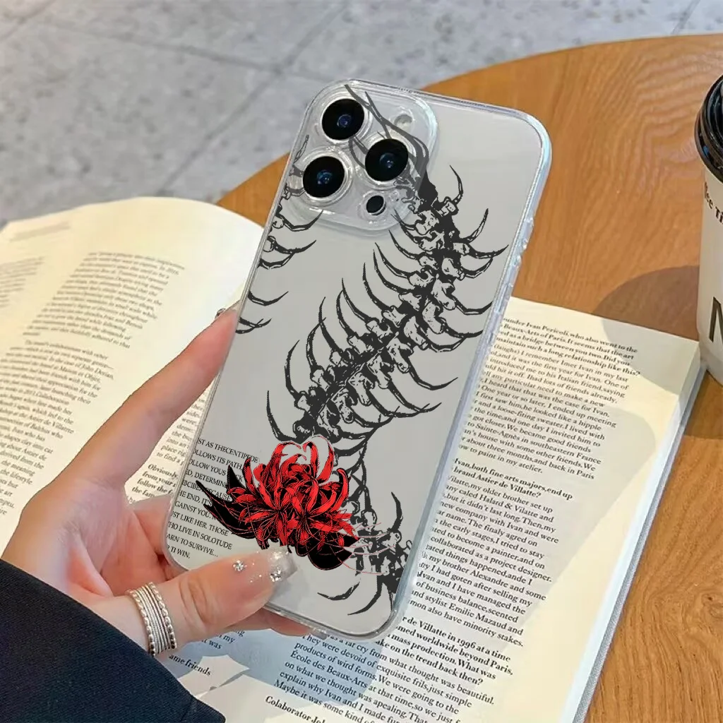 Stylish Clear Back Tokyo Ghoul Anime Phone Case