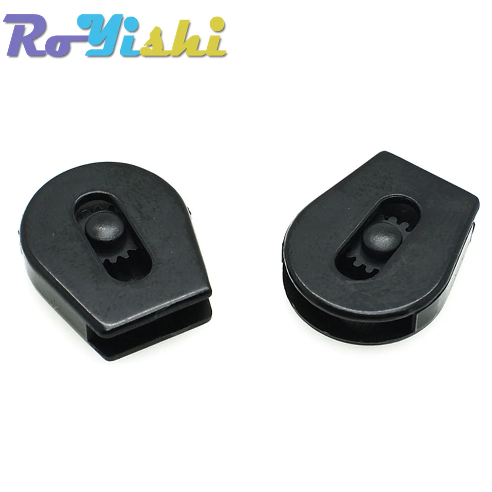 1/8"(3mm) Cord Lock Ends Stopper Drawstring Sliding Plastic Wheel Pull-Strings Shoe Cloth Bag 10 Pcs/Pack cord lock stopper detachable stopper cord lock cord stopper cord end lock