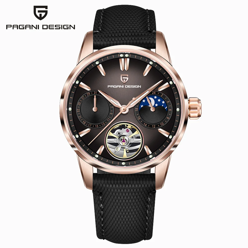 2025 Pagani design new luxury men's watch Tourbillon high-end automatic  mechanical watch top sapphire calendar watch men's 10BAR - AliExpress 1511