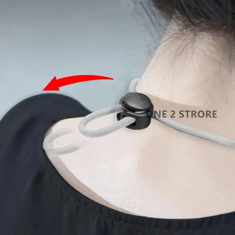 Lanyards Ausweishalter Transparente einziehbare Abzeichenrolle mit Lanyard Krankenschwesterzubehör für die Arbeit Abnehmbare Ausweiskarte – Detail 6