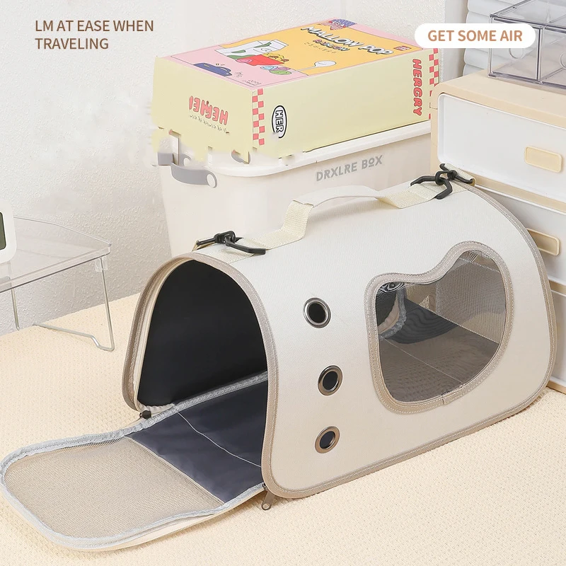 Functional Outdoor Pet Cat Folding Portable Bag Breathable Space Cabin Single Shoulder Portable Dog Backpack pet carrier backpack,pet bag,pet carrier bag