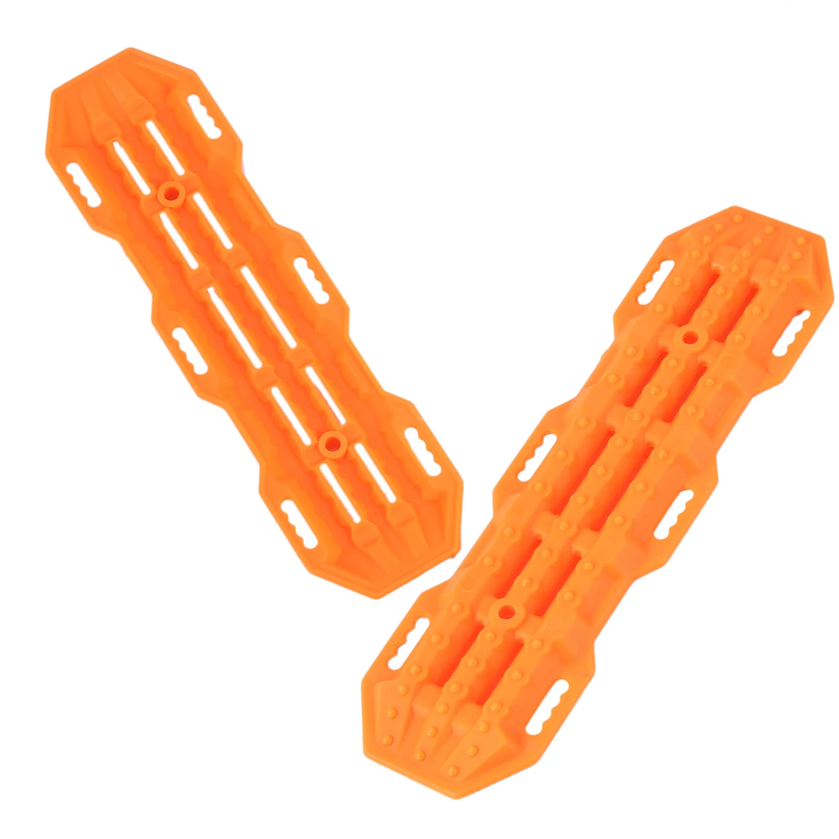 

2Pcs Plastic Sand Ladder Recovery Ramps Board for 1:10 RC Crawler Axial SCX10 CC01 -4 D90 ,Orange