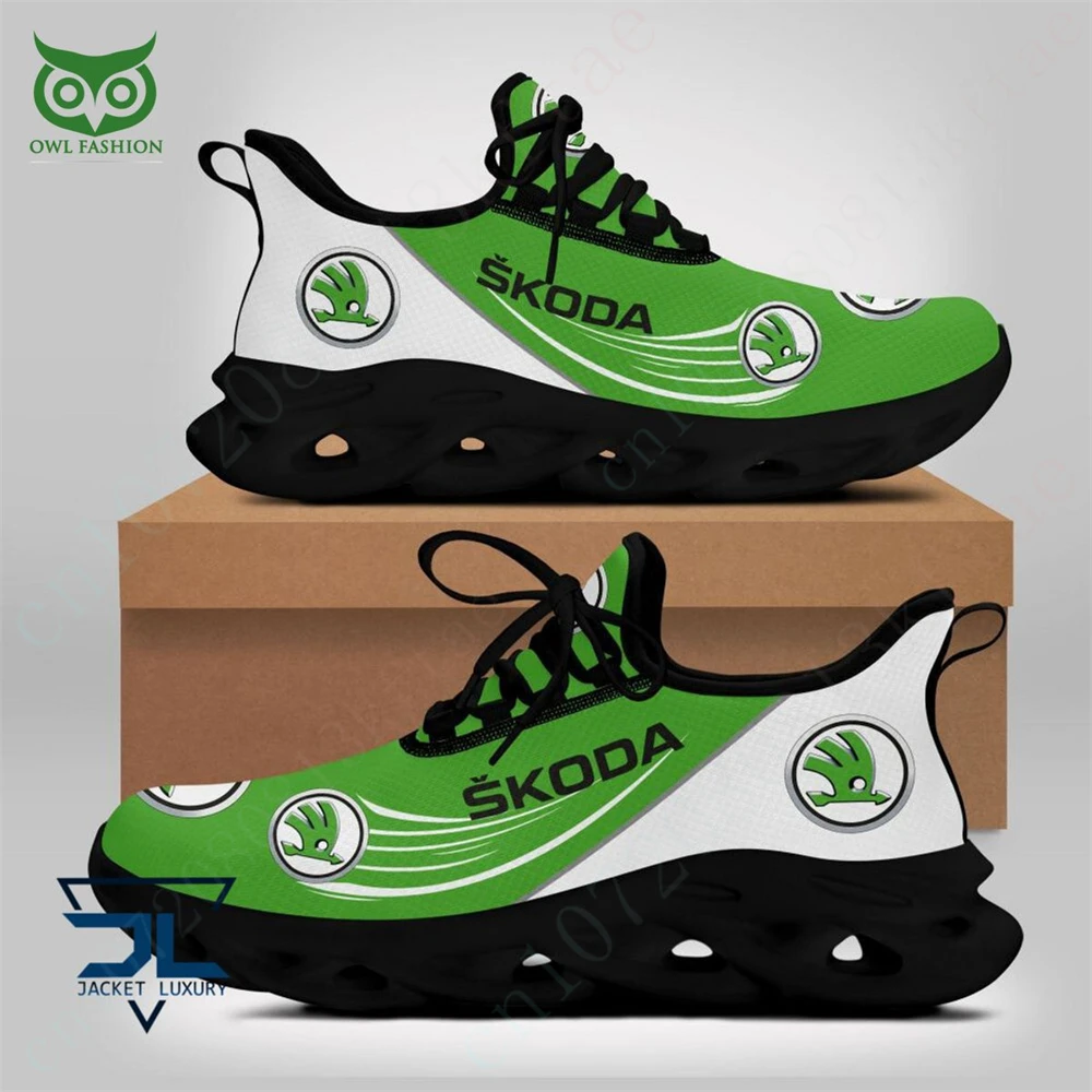 Skoda Men's Sneakers Unisex Shoes Lightweight Comfortable Male Sneakers Big Size Casual Original Tennis Sports Shoes For Men