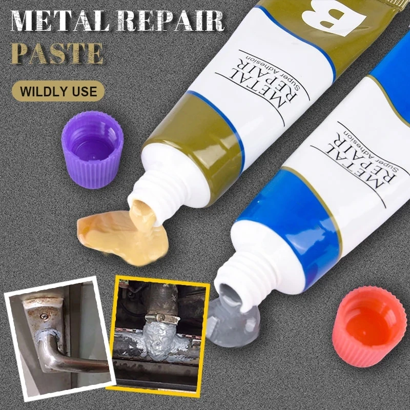 Metal Repairing Paste Adhesive Super Glue Diy Home Repair Heat