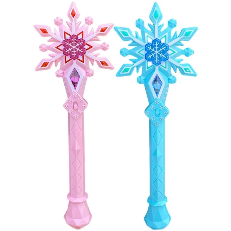 Disney girls frozen snowflake princess elsa Music Magic wand Ring crown box set makeup toy princess pretend toys princess rings Makeup Toys Birthday Christmas Gift