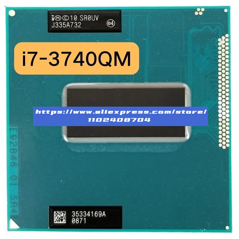 Intel Core I7-3740Qm I7 3740Qm Sr0Uv I7 3740Qm Processore Cpu Per Laptop 2.7-3.7G/ 6M 45W Presa G2 / Rpga988B