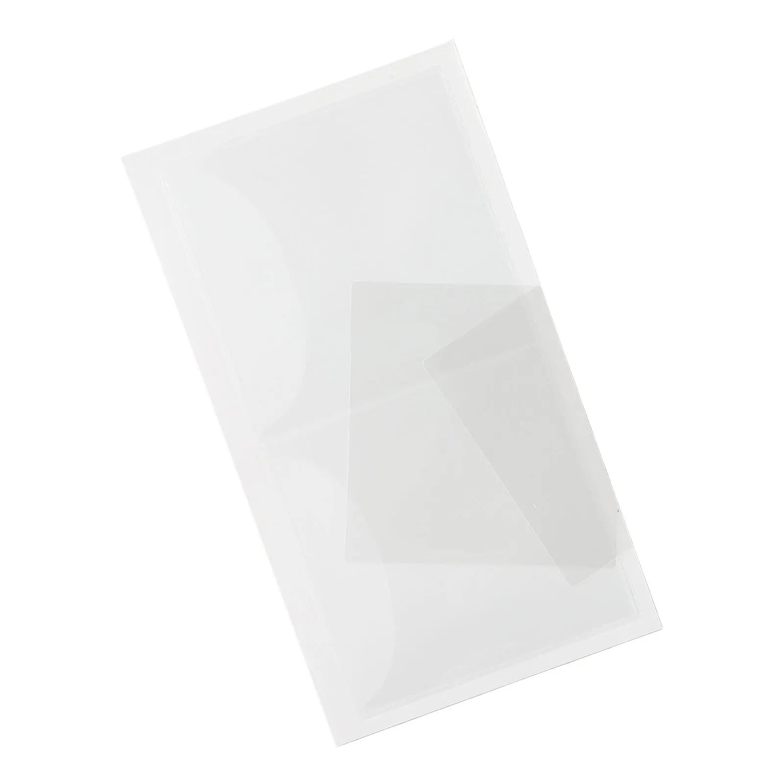 

2Pcs Car Backed Windscreen Ticket Holder For Parking Permit 90mm X 90mm Fit All Vehicles And Any Flat Surface Car Windscreen