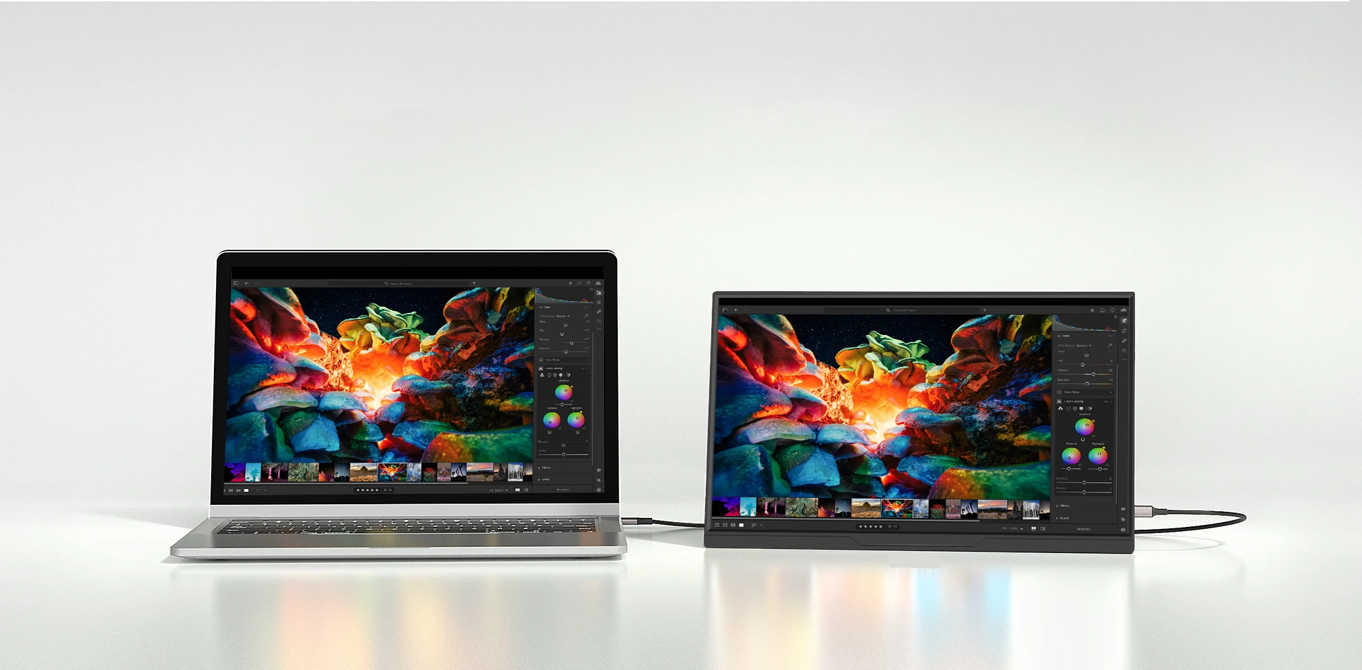 LANLIPU16인치 휴대용 모니터 IPS FHD 2.5K 100%sRGB 확장 디스플레이 HDMI 게임 화면 PC 노트북 전화 Xbox PS4/5 스위치용