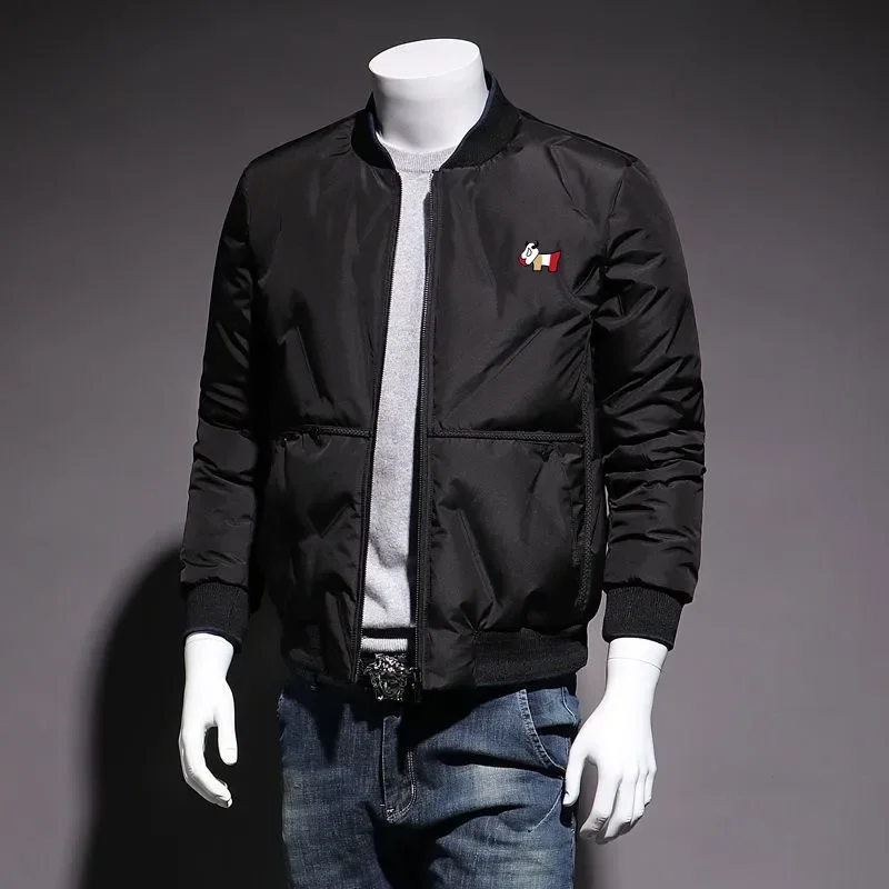 Winter Golf Wear Men High Quality Golf Jacket Fashion Casual Baseball Coat Korean Short Padded Jacket Men's Clothing