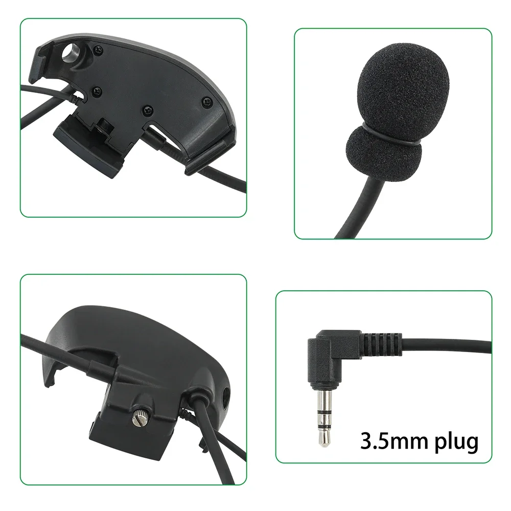 Walkie Talkie Headset HEARGEAR External Mic Kit Tactical U94 Ptt for Howard Leight Earmuffs