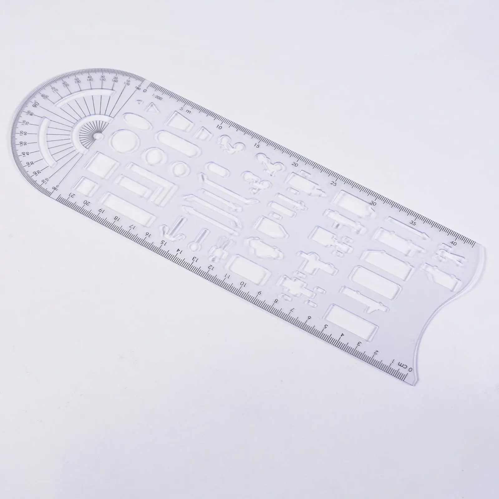 Drawing Ruler Traffic Accident Symbols Drawing Template Measuring Tool