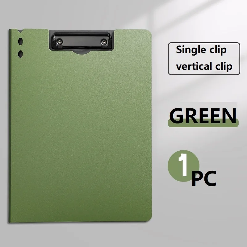 A4 File Folder & Clipboard with Writing Pad and Double Board Clip - Office & School Organizer