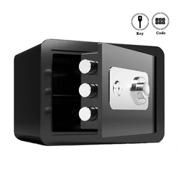 Digital 25Cm Safes Steel Safety Safe Home Office Safety-Deposit Box Depository Strongbox Money Box Vault Mechanical Code Lock