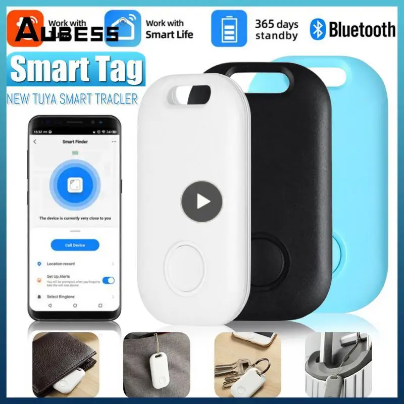 

Tuya Smart Finder GPS Tracker Keychain Anti Lost Alarm&find Things Easily Wireless Location Tracker Tag 2-way Search Key Finder