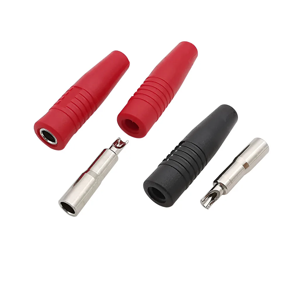 Lot de 2/5/10 Pcs Pinces de Modélisme Noir/Rouge - Outils Précision