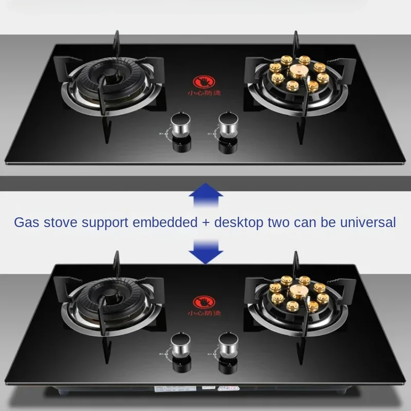 Double Burner Gas Stove, Home Use, Tabletop and BuiltIn High Flame Gas Cooker, HighPerformance Stove, Quick Heat Appliance 4