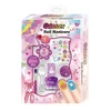 2024 Kids Makeup Set Glitter Nail Manicure Nail Polish Art Set Nail File Set Gem Stickers Brush Spoon Set 2