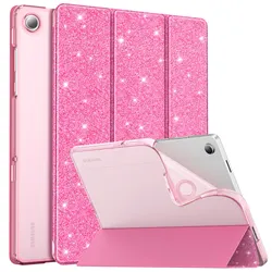 Translucent Soft TPU Protective Tablet Case - 11 Inch (Shiny Pink)