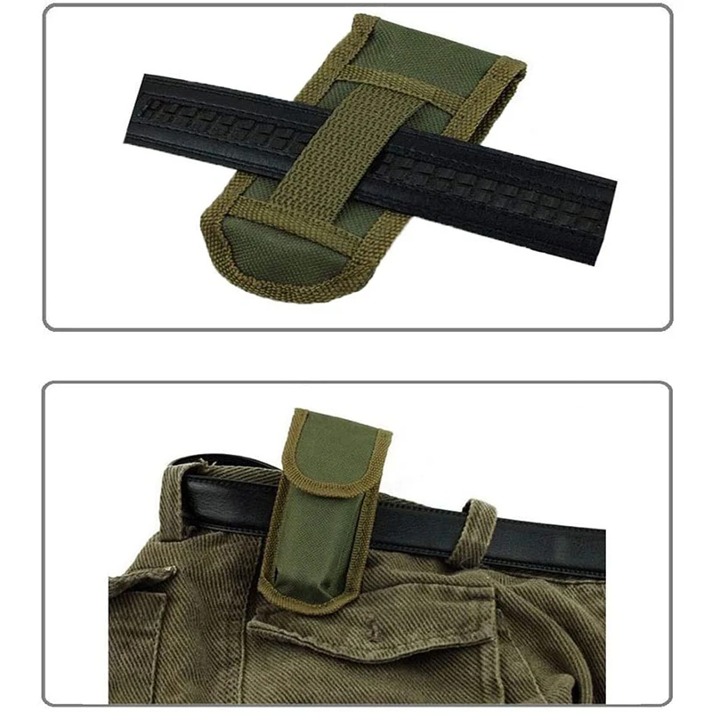 2022 Outdoor Portable Army Green Folding Camping Cutlery Knife Fork Spoon Bottle Opener Tableware Stainless Steel Pocket Cutlery