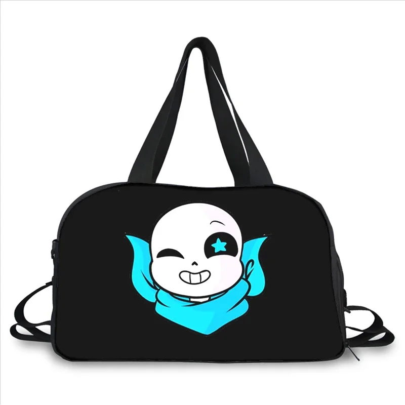 

undertale sans game 3D printing fashion trend portable large capacity multi-function messenger bag travel bag