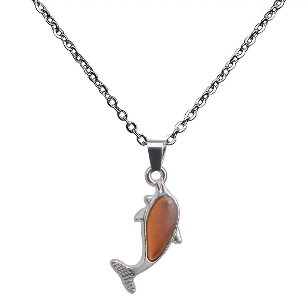 Sweet Gemstone Necklace Change Mood Temperature Chain Dolphin Pendant Necklace Fashion Jewelry Set https://ae01.alicdn.com/kf/Sb807dc637a4d4a6d88d11e63f98e9943R.jpg