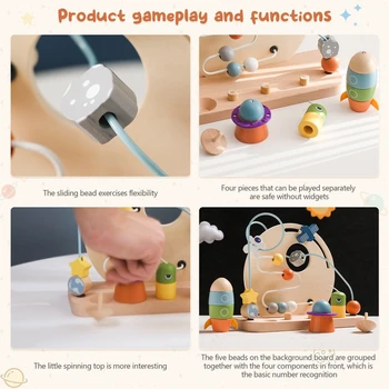 Montessori Sensory Educational Toys - Wooden Toys 3