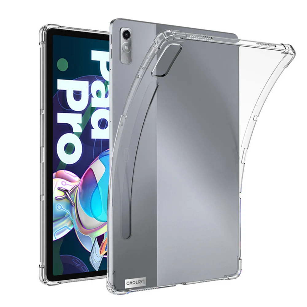

Чехол для планшета Lenovo Tab P11 Pro 2022 11,2 дюйма Gen 2, прозрачный силиконовый мягкий чехол из ТПУ с подушкой безопасности, универсальная защита, чехлы