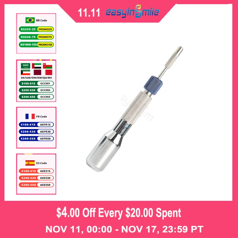 

EASYINSMILE Orthodontic Dental Mini Implants Tool Micro Screw Self Drilling Ortho Screw driver For Dentist