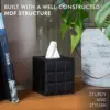 Modern Tissue Box Holder Square,Napkin Holder Pumping Paper Case Dispenser,Facial Tissue Box Cover for Home Bathroom Office Desk 5