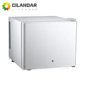 Refrigerador pequeño refrigerado y mantenimiento fresco con cerradura,  refrigeración electrónica, pantalla de habitación de Hotel, congelador de  40L - AliExpress