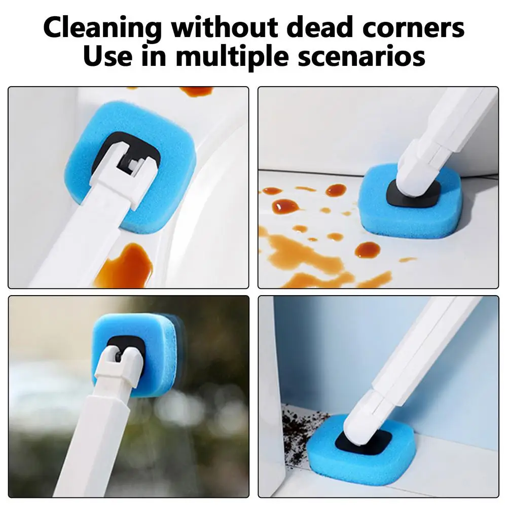 Description Picture 6 of itemToilet Brush Replaceable Toilet Bowl Cleaning System Convenient Cleaner Wands & Brush with Refills Cleaner Refill Pads Wall