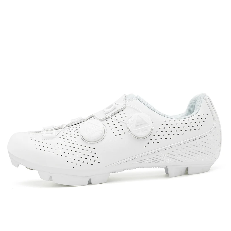 Cycling Sneaker Mtb Flat Pedal Bicycle Shoe Clit Man Cleat Shoes Bicycle Mountain Bike Shoe Racing Lock Cycling Footwear white cycling shoes