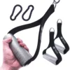 1 Pair 5cm Thick Gym Handles Super Strong Grips Non Slip Aluminum Metal Handles for Cable Machine Pulleys Arm Wrestling Training