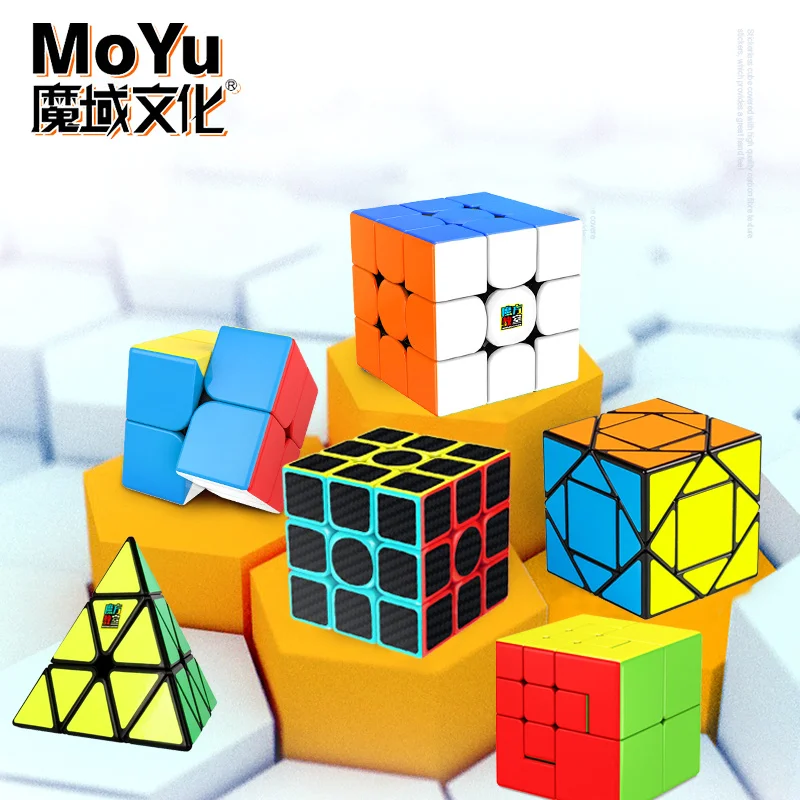 Speed Cube MoYu Mleilong 3x3 2x2 Pyramid Magic Cube Puzzle Toy